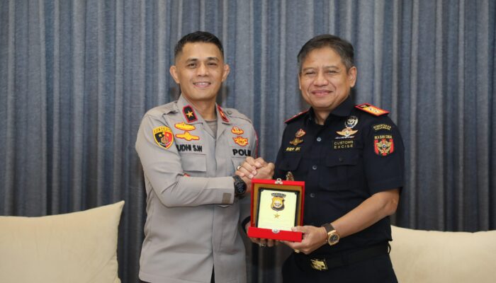 Kapolda Bengkulu Terima Silaturahmi Kepala Kanwil DJBC Sumatera Bagian Barat, Perkuat Sinergi Pengamanan