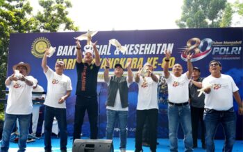 Sambut Hari Bhayangkara ke-80, Wakapolri dan Akpol ’90 Dhira Brata Gelar Bakti Sosial dan Kesehatan di Bogor