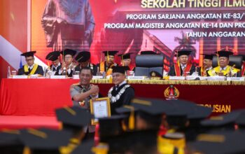 Kapolda Riau Gaungkan Polisi sebagai Penjaga Peradaban di Wisuda dan Dies Natalis ke-80 STIK Polri