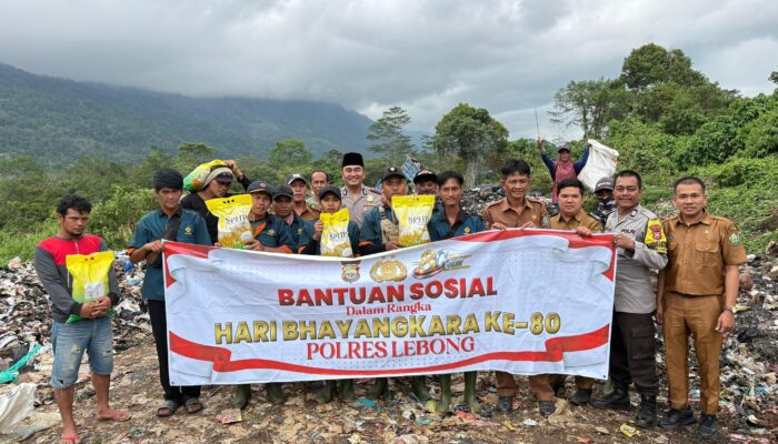 Peringati Hari Bhayangkara ke-80, Polres Lebong Hadir Berbagi untuk Masyarakat yang Membutuhkan