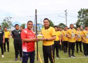 Kapolres Lebong Resmi Buka Turnamen Bola Voli Kapolres Cup Hari Bhayangkara Ke-80.