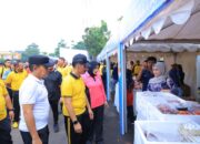 Polda Lampung Gelar Bazar, Pasar Rakyat, Olahraga Bersama, dan Bakti Sosial Sambut Hari Bhayangkara ke-80
