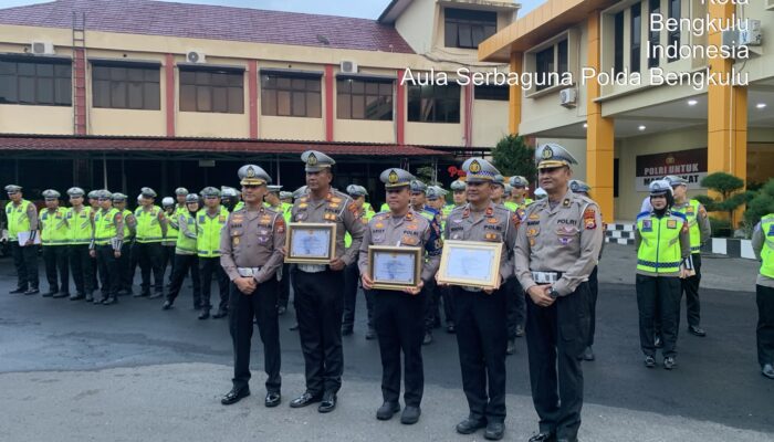 Satlantas Polres Lebong Raih Juara 3 Lomba Validasi Penindakan Data ETLE Mobile Polda Bengkulu