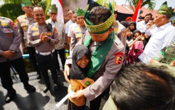 Resmikan 80 Jembatan Merah Putih Presisi di Riau, Kapolri: Permudah Anak Sekolah-Masyarakat