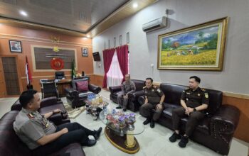 Kapolres Lebong Pererat Sinergitas, Jalin Silaturahmi dengan Kejaksaan Negeri Lebong