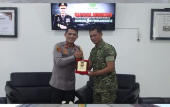 Perkuat Soliditas TNI-Polri, Kapolda Bengkulu Kunjungi Kodim 0407 dan Denpom II/1 Kota Bengkulu