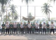 Pererat Sinergitas, Kapolda Bengkulu Jalin Silaturahmi dengan Kompi Senapan B Yonif 144/Jaya Yudha