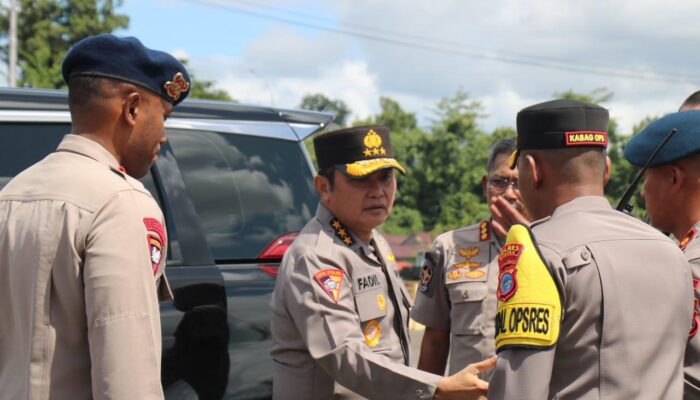 Astamaops Kapolri Tinjau Wilayah Operasi di Papua, Tekankan Pendekatan Humanis dan Kesehatan Personel