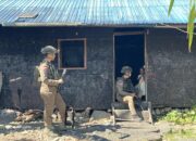 Patroli Jalan Kaki Satgas Ops Damai Cartenz-2026 Buka Ruang Dialog dengan Warga di Puncak Jaya