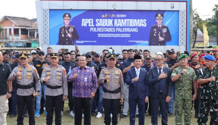 Pimpin Apel Sabuk Kamtibmas, Kapolda Sumsel Ajak Masyarakat Perkuat Persatuan dan Tolak Provokasi Pemecah Belah