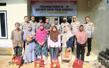 Resmikan Bedah Rumah ke-79 dan ke-80, Polda Bengkulu Wujudkan Kepedulian Nyata bagi Masyarakat