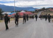 Jelang HUT ke-81 RI, Satgas Kepolisian Operasi Damai Cartenz Bersama Satgas TNI Perkuat Pengamanan di Intan Jaya