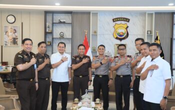Kapolda Bengkulu Terima Silaturahmi Kajati Bengkulu, Tegaskan Komitmen Sinergitas Penegakan Hukum