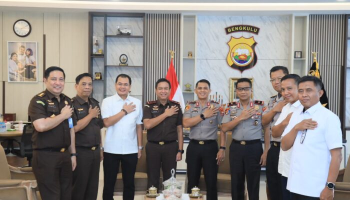 Kapolda Bengkulu Terima Silaturahmi Kajati Bengkulu, Tegaskan Komitmen Sinergitas Penegakan Hukum