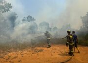 Respons Cepat Personel Dit Samapta Polda Bengkulu, Kebakaran Lahan Langsung Ditangani