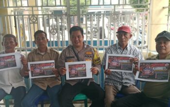 Bhabinkamtibmas Polsek Lebong Utara Perkuat Imbauan Cegah Karhutla di Desa Lebong Tambang