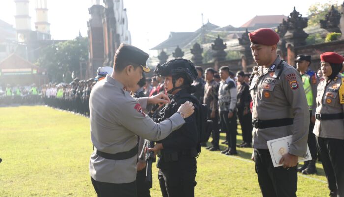 Pastikan Pengamanan Dua Agenda Kepolisian Internasional IAWP & SOM, Polda Bali Gelar Pasukan Ops Gapura Agung IV-2026