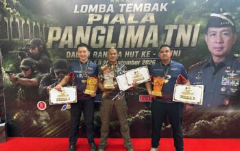 Kombes Pol. Rantau Isnur Eka Raih Juara II Overall Handgun Divisi Standar di Panglima TNI Cup 2026