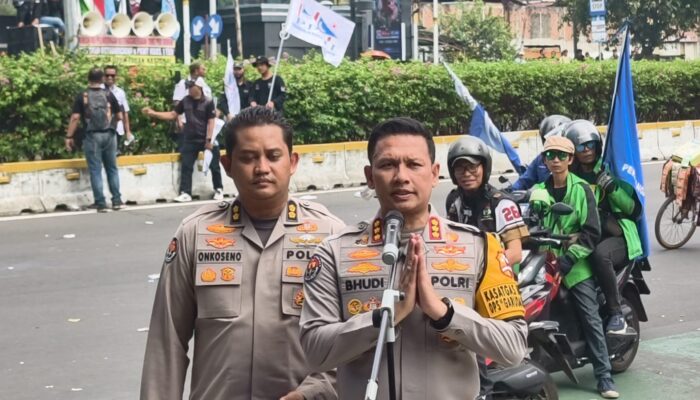 Polda Metro Jaya Apresiasi KBPBI dan KSPSI Sampaikan Aspirasi dengan Tertib