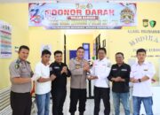 Peringati Hari Jadi Humas Polri ke-75, Polres Lebong dan Awak Media Donorkan Darah Kepada Masyarakat.