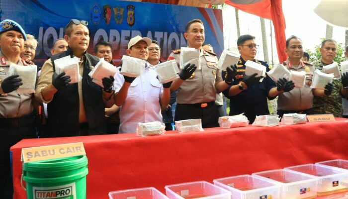 Kapolri: Tim Gabungan Sita Hampir 1,2 Ton Sabu dari Laboratorium Gelap di Aceh
